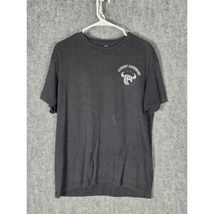 Cowboy Hardware Graphic T Shirt Men's Black Short Sleeve Country Proud‎ Casual L